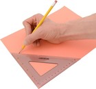 Triangular Scale Ruler Set  30 60- And 45 90-degrees  Back-to-school  School    