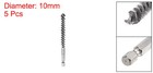 5pcs Bore Brush Stainless Steel 10mm Dia Cleaning Twisted Wire Brush Tube Pipe