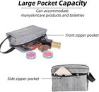 Travel Toiletry Bag Women Men Small Makeup Bag Water-resistant Cosmetic Bag