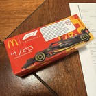 Formula 1 2025 Movie Mcdonald   s F1 Car Red 1 43  Uruguay Original Receipt Copy
