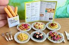 1 12 Dollhouse Miniature Food Olive Garden Italian Restaurant Pasta Salad Menu