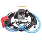 110v Electric Diesel Oil Fuel Transfer Pump Self-priming Pump W  Hose Nozzle Kit