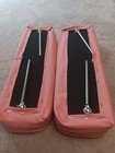 Pink Faux Leather Massage Table Face Cradle Cushion W  Adjustable Frame