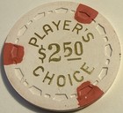 Rare Players Choice  2 50 Casino Chip Markham Ontario Canada Combine Shipping