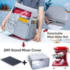 Stand Mixer Cover With Detachable Appliance Sliders Base Compatible With Kitchen