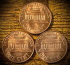 1971 Lincoln Memorial Cent P D S Uncirculated 3 Coin Lot From Original Rolls