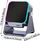 5-in-1 Rgb Bluetooth Speaker Wireless Charger Phone Stand Desk Audio Player