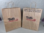  2  Vintage Red Owl Grocery Store Paper Bags Full Size New Old Stock Mercantile