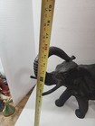 Vintage 20   16   8  Large  Mid Century Metal Elephant Statue Figure Heavy Lucky 