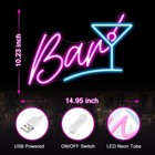 Bar Signs For Home Sign With Dimmer Switch  Usb Powered Bar Led Sign For Wall