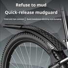 Enlee Bicycle Extended Widened Fender Bike Rear front Wheel Mud Guard Set