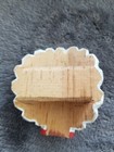 Indian Chief Hand-carved   Painted Wooden Neckerchief Slide 