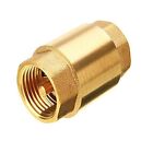 1 2   Npt  Check Valve  Inline Spring Vertical   Brass  250 Wog