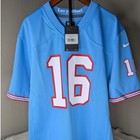 Nike Tennessee Titans Jersey Youth Large 14 16 Blue Treylon Burks  16 Throwback