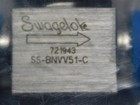 Swagelok Ss-bnvv51-c 316l Ss H  Purity Bellows Sealed Valve  1 4 F m Vcr  N c 