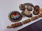 Collection Lot Amazing Variety Vintage Repair Harvest Micro Mosaic Jewelry - K11