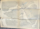 Ww2 Hydrographic Chart Okisollo Channel British Columbia Canada 1940s