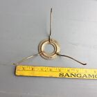Vintage Oil Lamp Shade Holder Metal Spider 7  X 1 1 4  Id  Arms 3 1 4  X 2  Tall