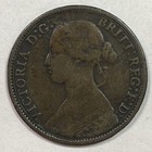 1866 Great Britain Farthing Fine F Coin  Details  19212