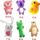 12 Pack Plush Squeaky Dog Toys For Small To Medium Pets - Bulk Puppy Chew Toys