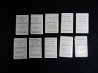 B13 Lot Of 10 Ogdens Tabs Cigarette Cards Early 1900s