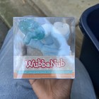 Wubbanub Blue Bear Infant Baby Soothie Pacifier W green Binky 7  Htf Replacement