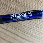 Nexgen Specialty Pharmacy Medical Drug Rep  Pen  Blue Silver Black Sample