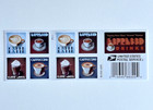 Pane Of 20 Espresso Drinks Coffee Stamps Latte Cappuccino Wedding Party Stamp