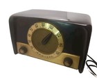 Admiral Vintage Am Tube Radio Model 5e22an Bakelite Table Radio 1950