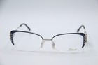 New Diva 5440 C  860 Black Silver Blue Authentic Frames Eyeglasses 53-16