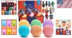 Kids Superhero Bath Bombs 6-pack  Effervescent Fun With Surprise Toys Inside