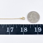 Vintage Gold-tone Sterling Silver 925 0 6mm Cable Link Chain Necklace 16 -18   