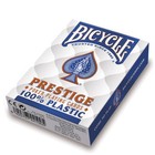 2 Decks  Bicycle Prestige 100  Plastic Poker Playing Cards Jumbo Red blue New