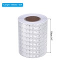 Reflective Tape 4 Inch X 33ft Waterproof Safety Adhesive Tape Reflector White