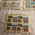 U nations- 1999 -n y  Vienna Geneva-endangered Species-3 Sheet Stamps-mnh- 21 15