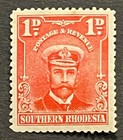 Travelstamps  Southern Rhodesia Stamp  2 - 1d 1924 Kgv Mint Mogh