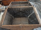 Vintage Family Wicker Storage Basket Large With Handles And Latch