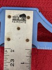Fairgate 24  Metal Drafting Ruler Model 024-t T-shape Vintage Aluminum U s a 