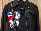 Lancia Sex Pistols Shirt Cotton Zipper Snap Chain Grommets Mint Condition 