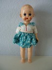Vintage Ideal Doll 9  Hard Plastic Molded Hair Sleepy Eyes Jointed 1950s