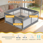 Baby Playpen 50x50  Sturdy Indoor   Outdoor Safety Activity Play Yard