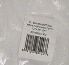 Dmi 12   Bed Wedge White Poly cotton Cover 12 X 24 X24   802-8028-1900