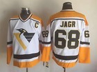 Jaromir Jagr  68 Pittsburgh White Jersey 90s Era Vintage Style Stitched Custom