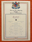 Rare 1926 Northern Pacific Railroad Menu Np Royalty Railroad Tour Queen Romania