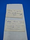 2 Vintage Business Cards From Chrysler Manhattan 1757-63 Broadway New York 19 Ny