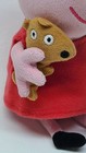 Ty Beanie Baby Peppa Pig Holding Teddy Bear 6  Tall Plush Stuffed Toy With Tags