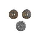 Lot Of 2 Vintage San Francisco Municipal Railway  one Fare  Tokens