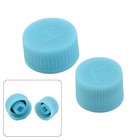 2pcs Blue Replacement Valve Caps for Car Air Conditioning  Leakproof R134a Ac 