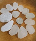 Authentic Surf Tumbled Frosty White Sea Glass From Washington State Usa