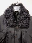Women Real Sheepskin Collar Genuine Suede Base Curly Black Fur Detachable 19   5 